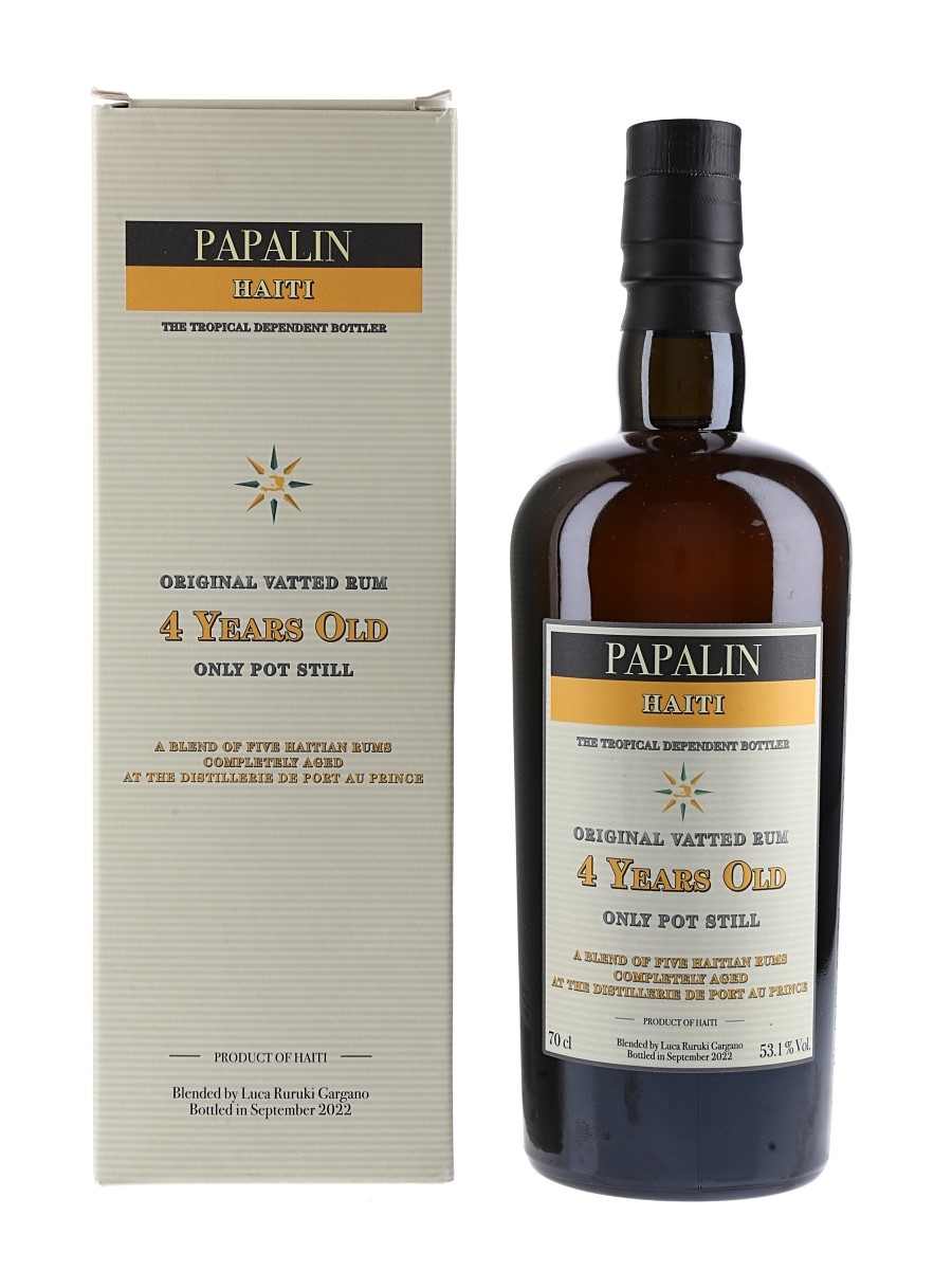 Papalin Haiti 4 Year Old Rum - 53.1% 70cl